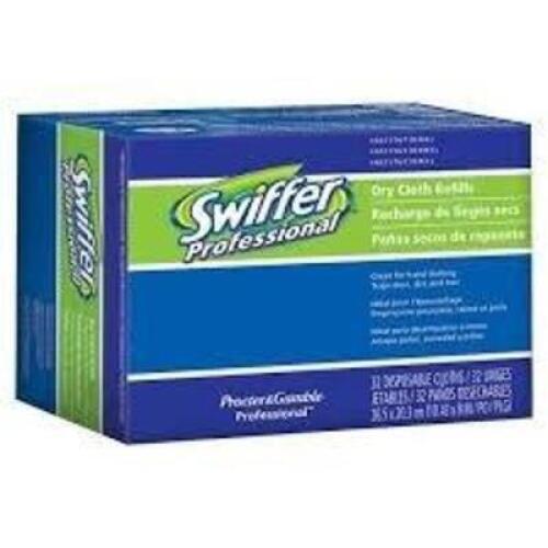 DESCRIPTION: (6) BOXES OF (32) DISPOSABLE CLOTHS BRAND/MODEL: SWIFFER PROFESSIONAL RETAIL$: $96.00 EA QTY: 6