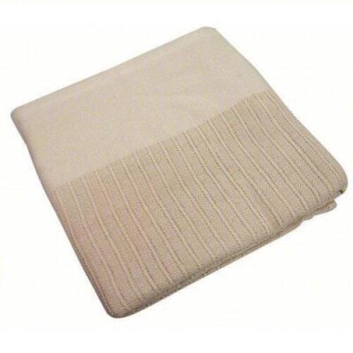 DESCRIPTION: (5) THERMAL BLANKET BRAND/MODEL: R & R TEXTILE #5TAC7 INFORMATION: BEIGE, COTTON FABRIC SIZE: 66" x 90" RETAIL$: $31.89 EA QTY: 5