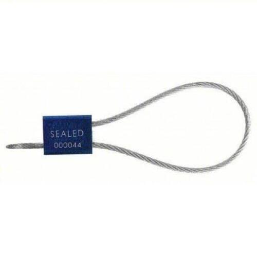 DESCRIPTION: (2) BOXES OF (200) CABLE SEALS BRAND/MODEL: TYDENBROOKS #4WKL5 INFORMATION: BLUE SIZE: ALUMINUM, 12 IN CABLE LG, 1/16 IN CABLE DIA, 727 L