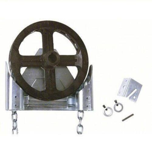DESCRIPTION: (1) CHAIN HOIST, MANUAL BRAND/MODEL: AMERICAN GARAGE DOOR SUPPLY #36R921 INFORMATION: SHAFT MOUNT, NON-HANDED RETAIL$: $207.73 EA QTY: 1