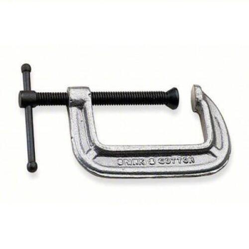 DESCRIPTION: (6) C-CLAMP BRAND/MODEL: WILTON #6YA81 INFORMATION: MEDIUM DUTY, FLAT, SWIVEL, 2 3/4 IN THROAT DP, BLACK OXIDE SIZE: 0 IN &ndash; 4 IN JAW OPEN