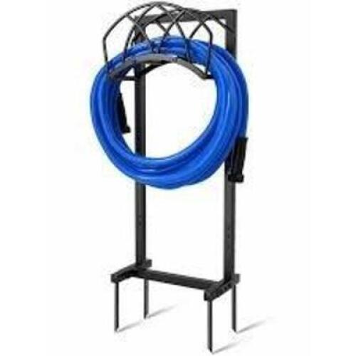 DESCRIPTION: (2) GARDEN HOSE REEL BRAND/MODEL: GARDGUARD INFORMATION: BLACK, NO HOSE INCLUDED RETAIL$: $26.99 EA QTY: 2