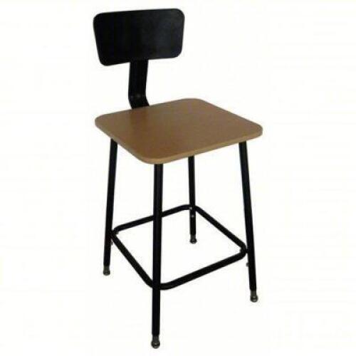 DESCRIPTION: (2) SQUARE STOOL BRAND/MODEL: PRODUCT NUMBER #5NWH6 INFORMATION: DRILLED LEG INSERTS, BLACK, 4 LEGS SIZE: 29 IN OVERALL HT, 15 IN SEAT WD