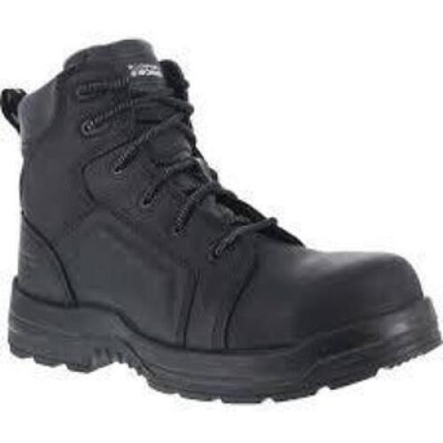 DESCRIPTION: (1) PAIR OF WATERPROOF SHOES BRAND/MODEL: ROCKPORT WORKS #RK6635 INFORMATION: BLACK, MENS SIZE: 8.5 RETAIL$: $153.00 EA QTY: 1