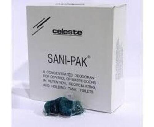 DESCRIPTION: (5) TOILET DEODORANT BRAND/MODEL: CELESTE SANI-PAK INFORMATION: CONCENTRATED RETAIL$: $56.38 EA QTY: 5