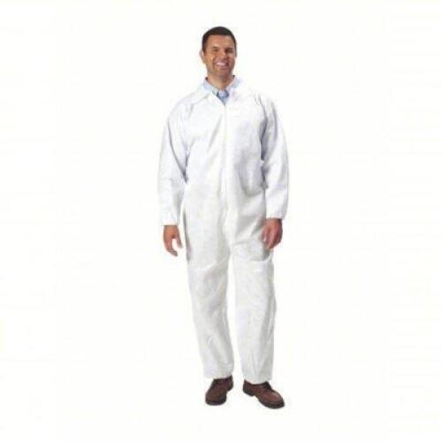 DESCRIPTION: (1) CASE OF (25) DISPOSABLE COVERALLS ELASTIC WRISTS AND ANKLES BRAND/MODEL: KEYSTONE #CVL-SMS-E-MED-WHITE INFORMATION: WHITE SIZE: MEDIU