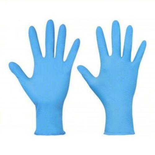 DESCRIPTION: (10) BOXES OF (200) DISPOSABLE GLOVES BRAND/MODEL: CONDOR #36VP38 INFORMATION: NITRILE, BLUE, POWDER-FREE SIZE: LARGE, 9 RETAIL$: $31.21