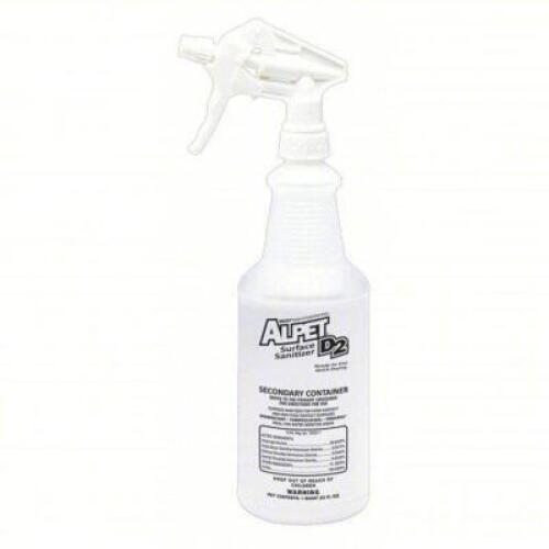 DESCRIPTION: (12) EMPTY SPRAY BOTTLES BRAND/MODEL: ALPET #36P187 INFORMATION: WHITE, CLEAR. TRIGGER SPRAY BOTTLE SIZE: 32 OZ RETAIL$: $65.44 TOTAL QTY