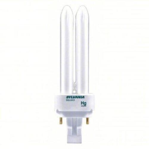 DESCRIPTION: (12) COMPACT FLUORESCENT BULBS BRAND/MODEL: LEDVANCE #56GK49 INFORMATION: 2-PIN (G24D-3), T4, FLUORESCENT, 3500K, 26 W WATT RETAIL$: $6.5