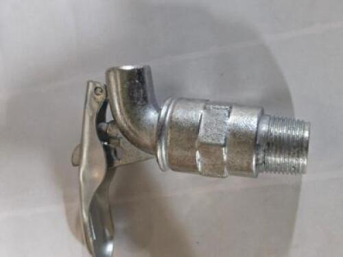 DESCRIPTION: (1) LOCKABLE FAUCET BRAND/MODEL: ZEE LINE INFORMATION: DIE CAST, METAL BARREL SIZE: 3/4" NPT RETAIL$: $18.00 EA QTY: 1