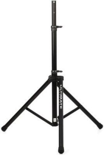 DESCRIPTION: (1) SPEAKER STAND BRAND/MODEL: ULTIMATE SUPPORT #TS-80 INFORMATION: SILVER RETAIL$: $100.00 EA QTY: 1