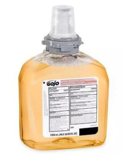 DESCRIPTION: (3) ANTIBACTERIAL FOAMING SOAP BRAND/MODEL: GOJO/S-12765 SIZE: 1200ML RETAIL$: $45/EA QTY: 3
