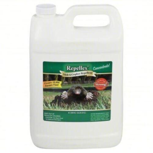 DESCRIPTION: (1) MOLE/GOPHER REPELLANT BRAND/MODEL: REPELLEX SIZE: 1 GALLON RETAIL$: $59.60/EA QTY: 1