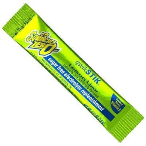 DESCRIPTION: (1) CASE OF (10) BAGS OF (50) BEVERAGE MIX BRAND/MODEL: SQWINCHER ZERO INFORMATION: SUGAR FREE, LEMON LIME SIZE: .05OZ PER STICK RETAIL$: