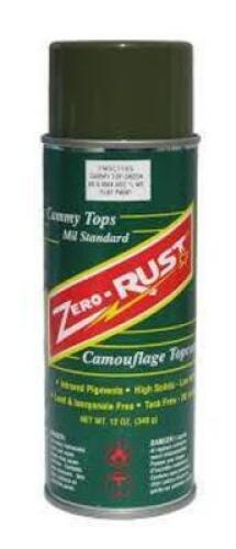 DESCRIPTION: (3) CAMMY TOPCOAT BRAND/MODEL: ZERO RUST INFORMATION: SEAFOAM GREEN SIZE: 12 OZ RETAIL$: $114.16 QTY: 3