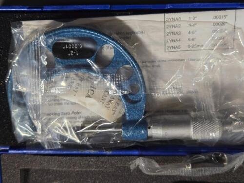 DESCRIPTION: (2) MECHANICAL OUTSIDE MICROMETER BRAND MODEL WESTWARD 2YNA8 SIZE: 1-2" RANGE RETAIL$: $60.90 QTY: 2