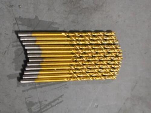 DESCRIPTION: (48) HSS JOBBER DRILL BITS BRAND MODEL WESTWARD 6PRT5 SIZE: #37 RETAIL$: $39.96 QTY: 48
