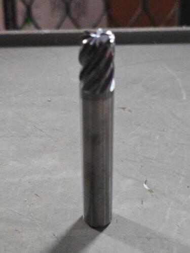 DESCRIPTION: (4) SOLID CARBIDE CORNER RADIUS END MILL BRAND MODEL MA FORD 119160 SIZE: 3/8" DIA 1/2" LOC 0.060CR RETAIL$: $265.21 QTY: 4
