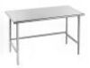 DESCRIPTION: (1) STAINLESS STEEL FLAT TOP WORK TABLE BRAND/MODEL: ADVANCE TABCO TSS-305 60 SIZE: 60" W 30" D 35-1/2 " H RETAIL$: $1,172.25 QTY: 1