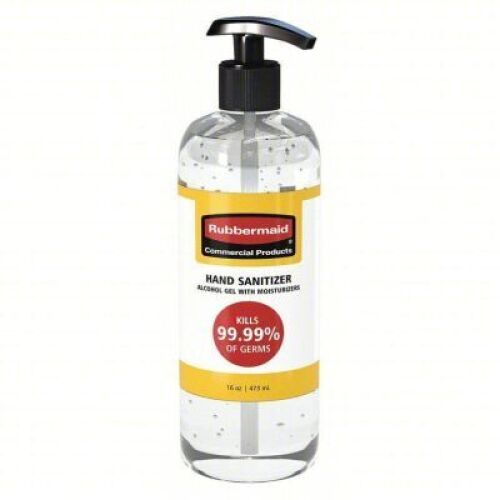 DESCRIPTION: (10) ALCOHOL GEL HAND SANITIZER BRAND/MODEL: RUBBERMAID #56LL54 SIZE: 16 OZ RETAIL$: $72.40 QTY: 10