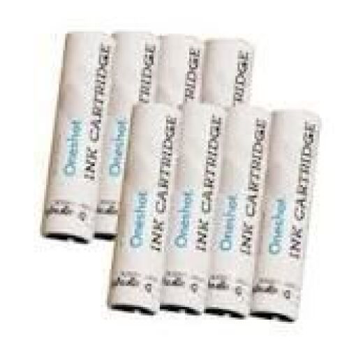 DESCRIPTION: (4) STENCIL INK DISPOSABLE CARTRIDGES BRAND/MODEL: ROLMARK EXPRESS SIZE: 4OZ RETAIL$: $32.31 QTY: 4