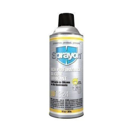 DESCRIPTION: (6) HIGH PERFORMANCE SILICONE LUBRICANT BRAND/MODEL: SPRAYON LU1324 SIZE: 10OZ RETAIL$: $49.99 QTY: 6