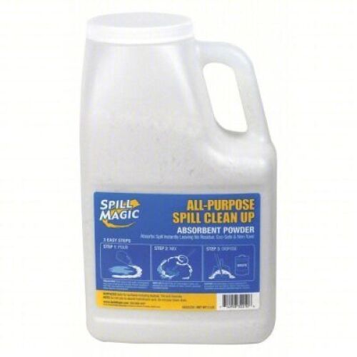 DESCRIPTION: (2) ABSORBENT POWDER BRAND/MODEL: SPILL MAGIC #437J98 INFORMATION: ABSORB 1 GAL PER 3 LB SIZE: 3 LB RETAIL$: $14.70 QTY: 2