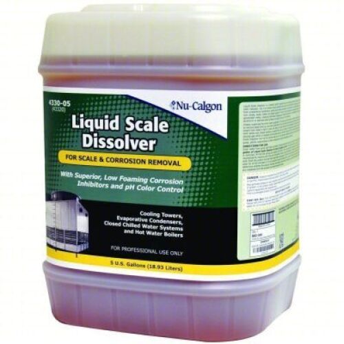 DESCRIPTION: (1) LIQUID SCALE DISSOLVER BRAND/MODEL: NU-CALGON 4330-05 SIZE: 5 GAL RETAIL$: $230.28 QTY: 1