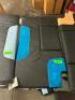 BLACK/BLUE SADDLE PAD - 2