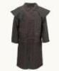 MEN'S TRENCH COAT / DUSTER WITH WATERPROOF AUSTRALIAN OILSKIN AND COTTON CANVAS