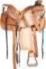 PREMIUM LEATHER WESTERN ROPING HEAVY DUTY SADDLE