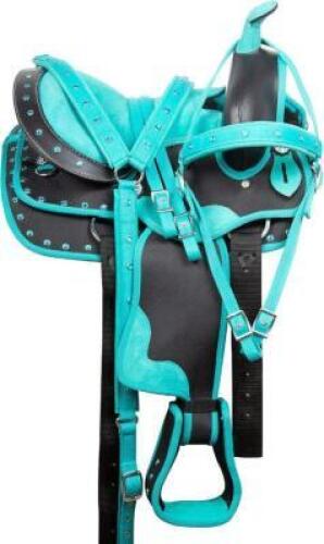 SYNTHETIC LEATHER WESTERN COMFORT SADDLE