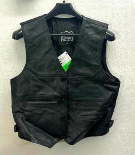 HIGH QUALITY LEATHER RIDING VEST