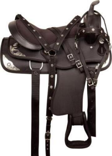 SYNTHETIC LEATHER WESTERN COMFORT SADDLE