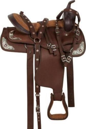 SYNTHETIC LEATHER WESTERN COMFORT SADDLE