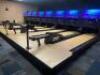 (4) 2022 BRUNSWICK STRING PIN PINSETTER BOWLING LANES / MACHINES. EACH MACHINE HAS (2) LANES