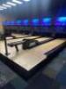 (4) 2022 BRUNSWICK STRING PIN PINSETTER BOWLING LANES / MACHINES. EACH MACHINE HAS (2) LANES - 3