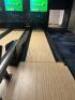 (4) 2022 BRUNSWICK STRING PIN PINSETTER BOWLING LANES / MACHINES. EACH MACHINE HAS (2) LANES - 5