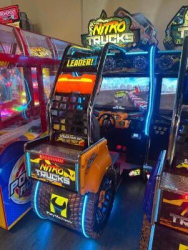 2022 RAW HILLS NITRO TRUCKS ARCADE GAME