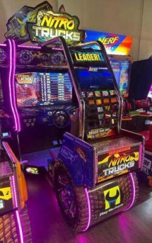 2022 RAW HILLS NITRO TRUCKS ARCADE GAME