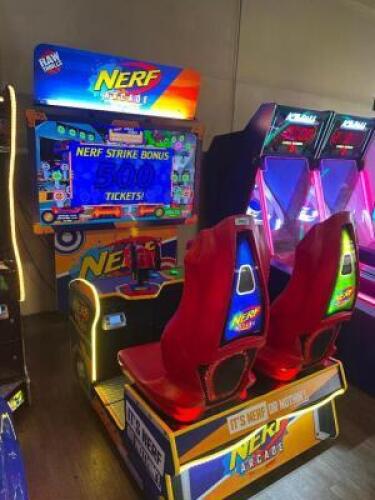 2022 RAW THRILLS NERF ARCADE GAME.