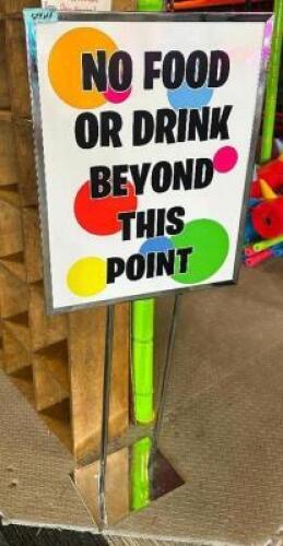 METAL SIGN STAND