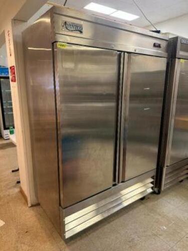DESCRIPTION 2022 AVANTCO TWO DOOR REACH IN COOLER BRAND / MODEL: AVANTCO 278CFD2RR ADDITIONAL INFORMATION 115 VOLT, 1 PHASE. ON AND WORKING LOCATION K
