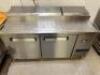 DESCRIPTION MIGALI 67" REFRIGERATED PIZZA PREP COOL. BRAND / MODEL: MIGALI C-PP67-HC ADDITIONAL INFORMATION 115 VOLT, 1 PHASE. ON AND WORKING LOCATION