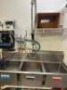DESCRIPTION THREE WELL STAINLESS POT SINK W/ SPRAYER AND SOAP DISPENSER. SIZE 60" LOCATION KITCHEN QTY 1 - 3