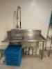 DESCRIPTION 60" RIGHT SIDE STAINLESS SOIL TABLE W/ SPRAY SINK. BRAND / MODEL: BK RESOURCES SIZE 60" LOCATION KITCHEN QTY 1