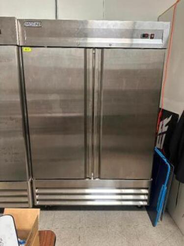 DESCRIPTION 2022 MOTAK TWO DOOR REACH IN COOLER BRAND / MODEL: MSD-2DR-BAL-X ADDITIONAL INFORMATION 115 VOLT, 1 PHASE. ON AND WORKING LOCATION KITCHEN