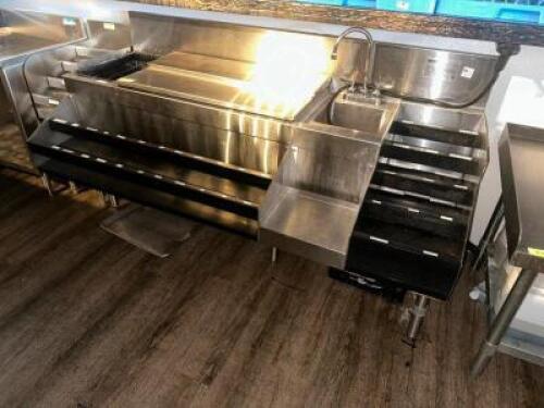 DESCRIPTION EAGLE GROUP 66" COMBINATION ICE BIN / COCKTAIL STATION. BRAND / MODEL: EAGLE CCS-3 ADDITIONAL INFORMATION RETAILS NEW FOR $5025 LOCATION B