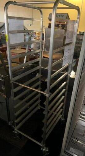 DESCRIPTION TWELVE PAN ALUMINUM TRAY RACK LOCATION MAIN SEATING QTY 1