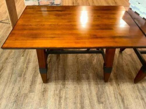 DESCRIPTION 48" X 30" HARDWOOD TABLE SIZE 48" X 30" LOCATION MAIN SEATING QTY 1
